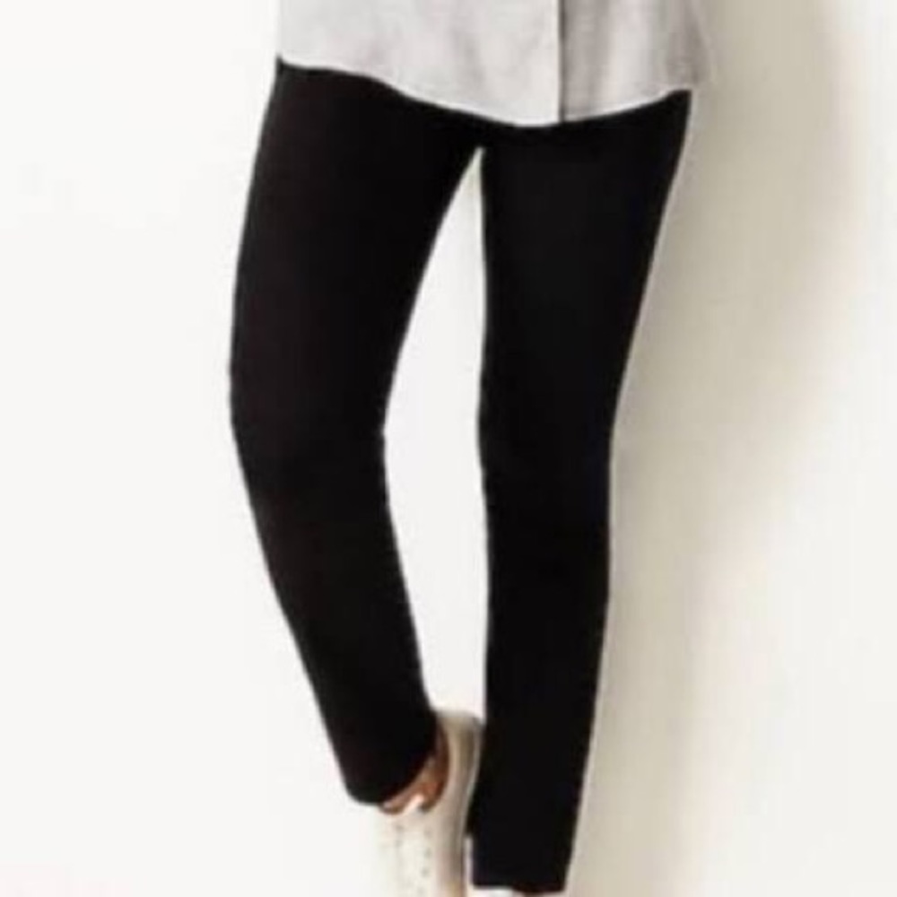 J.JILL-Black Minimalist Authentic Fit Slim Ankle Jeans-Size 6